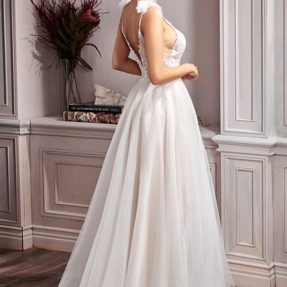 Lace A-line Bridal Gown CNCD215W - Picture 4 of 10